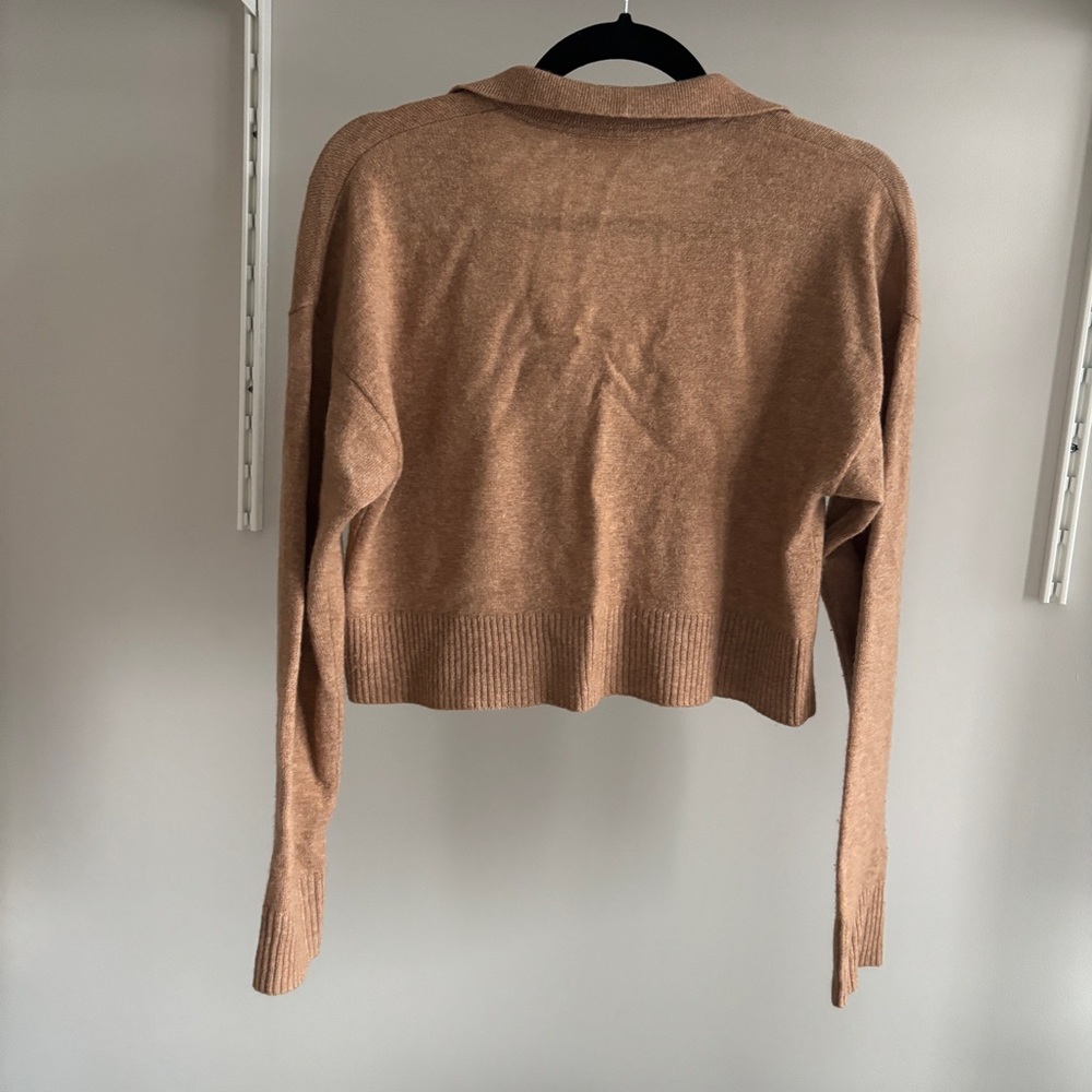 Reformation Brown V-Neck Sweater - Picture 3 of 5